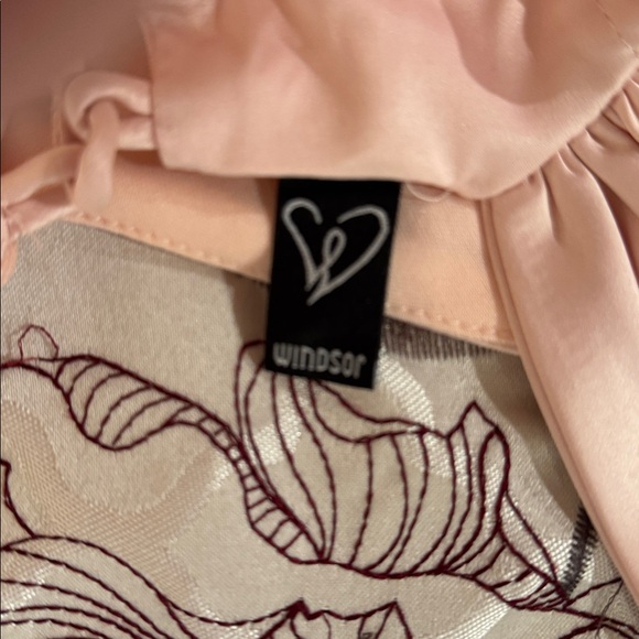 Windsor Pink satin bustier top Renaissance Spell Lace-Up Satin Corset. - Picture 5 of 7